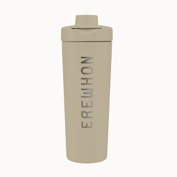 NEW EREWHON Tan Protein Shaker Bottle 24 oz - Picture 1 of 8